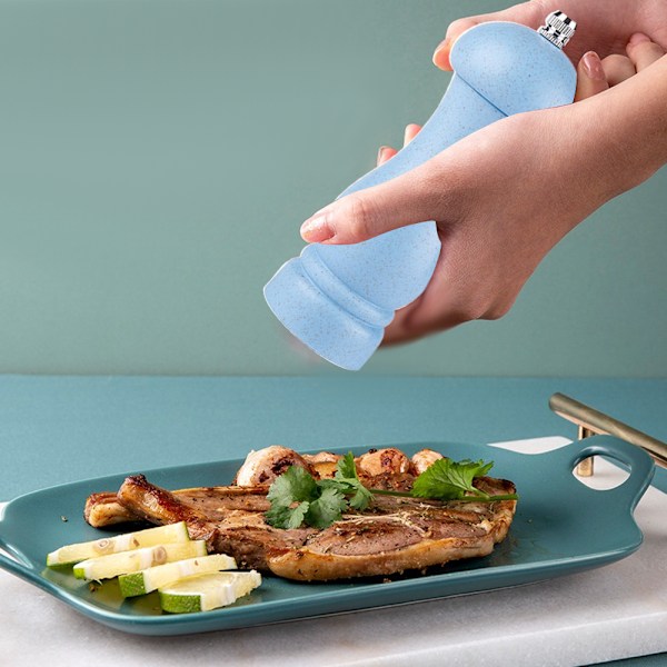Hvete oransje stang pepperkvern Grovt salt pepper sliping