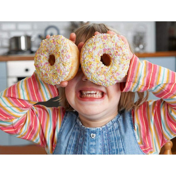 PHABULS Donutform, Mini Donutforme Nonstick 6 Hulrum, Plade