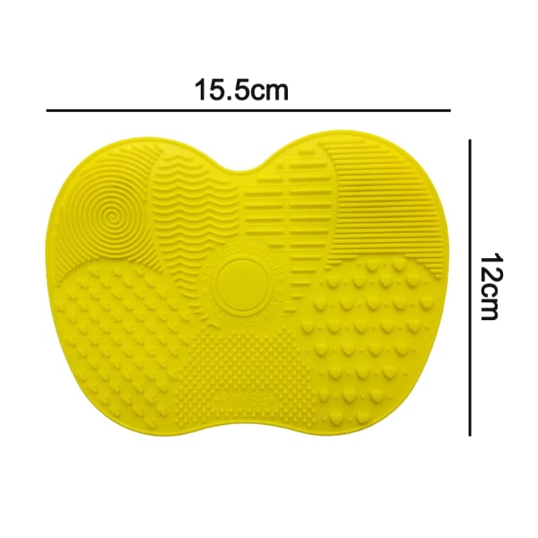 Kosmetisk rengöringsmatta, silikonsminkborste Portable Cleaner Pad