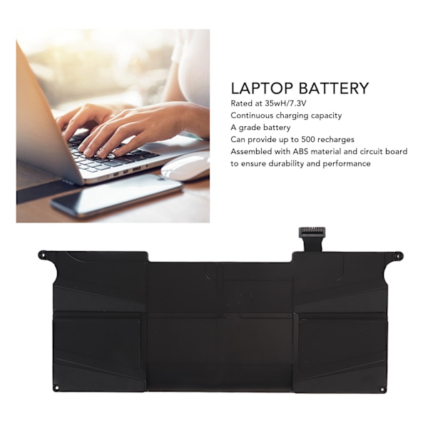 A1370 Laptop Batteri för OS Laptop Air 11in för MC969LL/A MD224LL/A MD712LL/A MD845LL/A 35wH 7.3V A1406 Datorbatteri