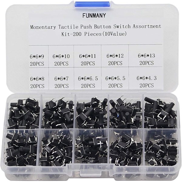 Momentary Contact Button Selection Kit Momentary Micro Switch -