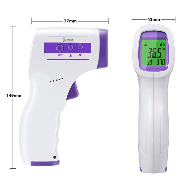 Termometer til pande, infrarød termometer til voksne, termometer
