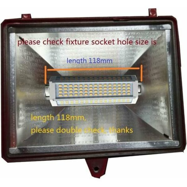 R7S LED J118 118mm Dimbar Ljuskälla 30W Varmvitt Ljus 3000k