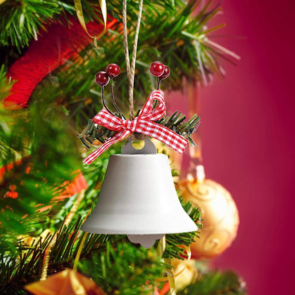 Cloche De Noel, 6PCS Juletræspynt