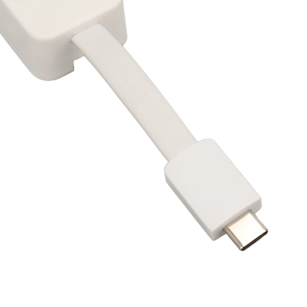 USB-RJ45-sovitin 2500M Plug and Play - Kannettava, laajasti yhteensopiva USB-Ethernet-sovitin kannettavalle, tabletille, tyyppi C, valkoinen