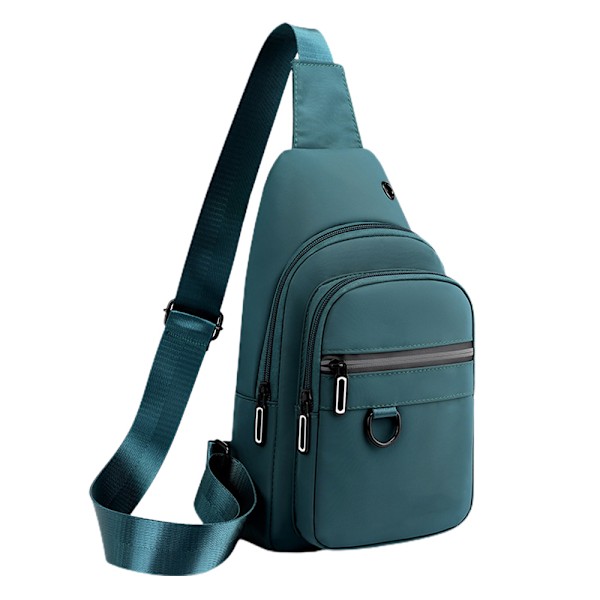 One-shoulder chest bag-nylon cloth diagonal chest bag female large-capacity small backpack