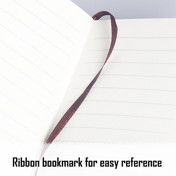 Stilfuld Mini Hardcover Læder Journal Notebooks Lomme notesblok