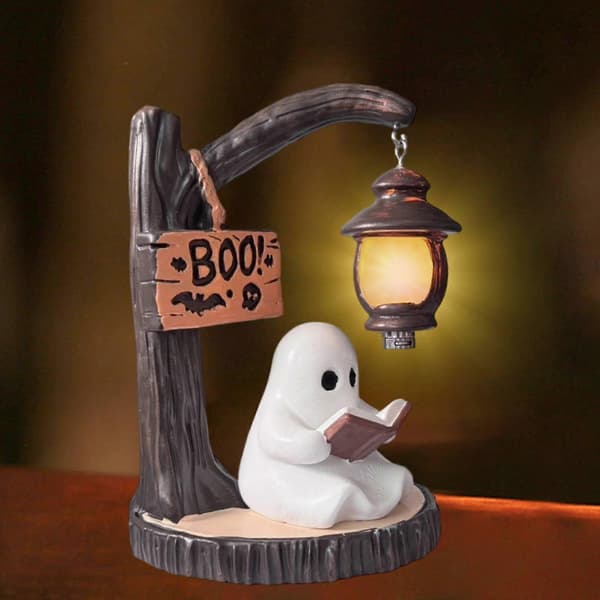 Halloween Spøgelsesnatlampe Gave Lysende Spøgelsesnatlampe til Soveværelse