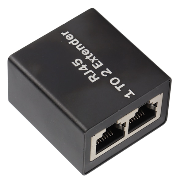 Ethernet Splitter RJ45 Netværksadapter Splitter En til To Splitter