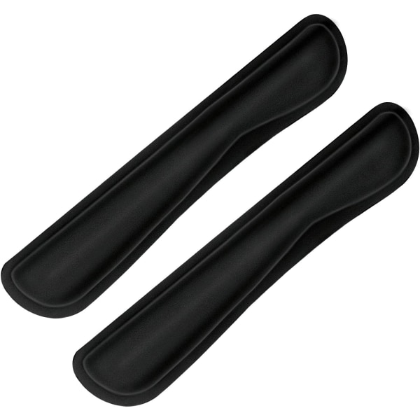 2-pack, svart handledsstöd, handledsstöd för tangentbord, minnesskum