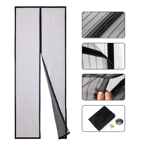 Homitt Magnet Myggnät Dörr 100×210cm, Insektsskydd