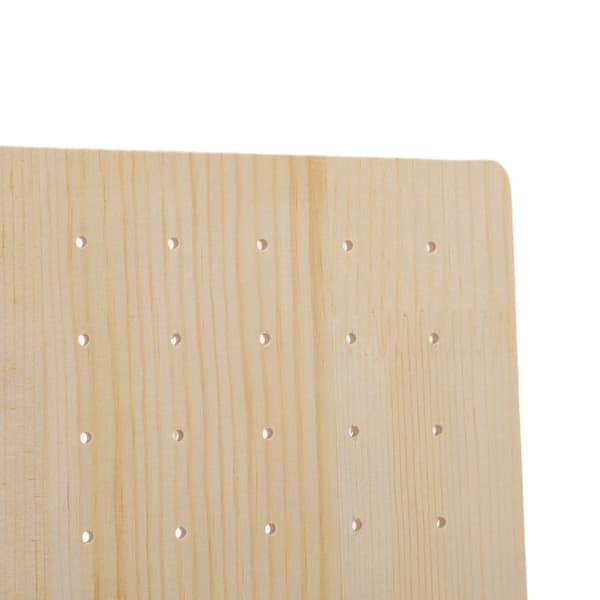 Øreringe Stud Display Pegboard Stor Kapacitet Holdbart Træ Smykkedisplay Øreringe Display Board til Øreringe Smykker 66 Par