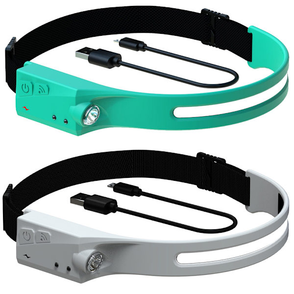 Stilig hodelykt - Oppladbar LED-hodelykt 230° Bright Beam Headl