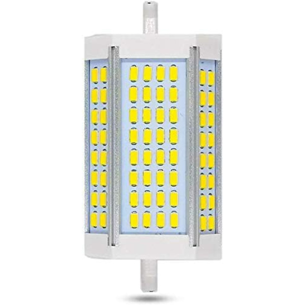 R7S LED-pære 118mm 30W dæmpbar, 3000LM, kølig hvid 6000K, R7S J118 200W 300W halogenpæreækvivalent, 200 graders lys, R7S 118mm dæmpbar LED