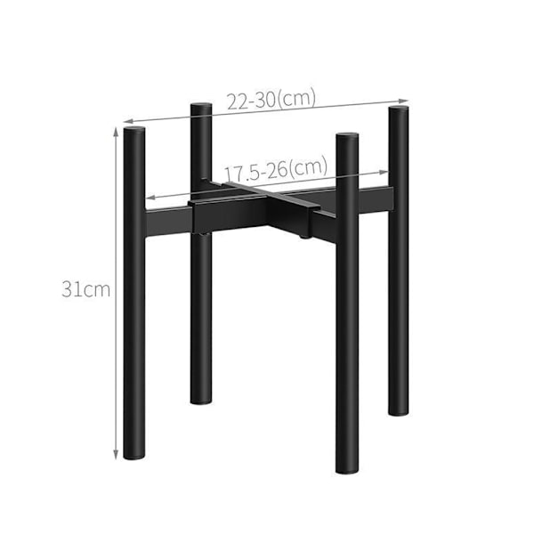 Planteholder Mid Century Modern Høj Blomsterpot Stativ Indendørs