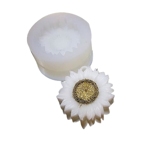 Solsikke Epoxyharpiksform Aromaterapi Silikone Gips DA