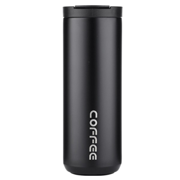 500ml stainless steel vacuum insulated water coffee tumbler cup, double-layer powder coated spill-proof travel cup home outdoor thermos cup.