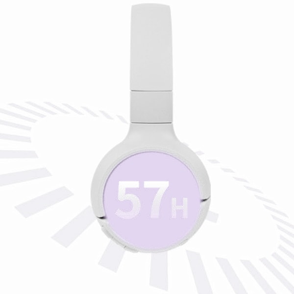 Bluetooth T510 (Over Ear - Mikrofoni - Valkoinen)