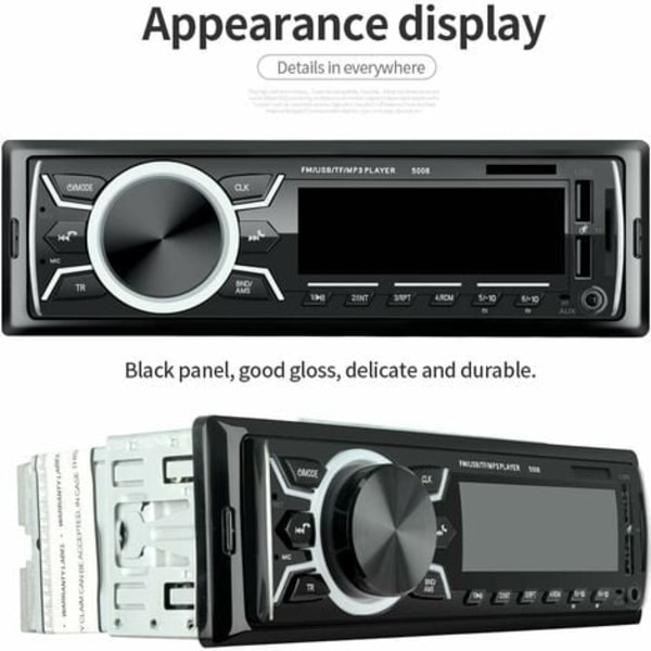 Bilradio Bluetooth Bilradio, 1Din Bilradio, 4x60W Autoradio