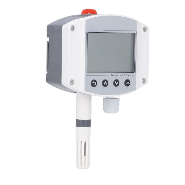 Bredspänningsingång 10-30V LCD-display Temperatur- och fuktighetssändare, 4-20Ma analog utgång för noggranna och tydliga miljömätningar