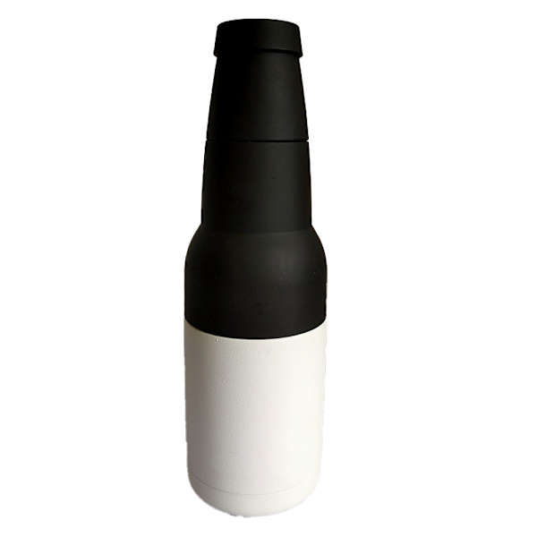 Ølflaske- og dåseholder med øloplukker, 12 oz. vakuum