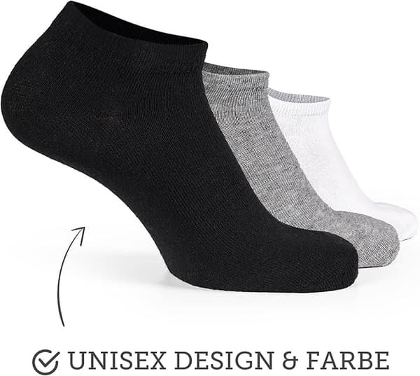 12 par bomuldsstrømper, unisex