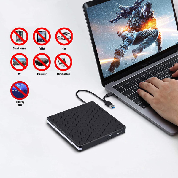 Ulkoinen DVD-asema, Amicool USB 3.0 Type-C CD DVD +/-RW optinen