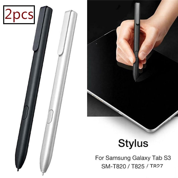 Styluspennor för Samsung-surfplattor, exakt ersättningspenna S Pen pekskärmspenna kompatibel med Samsung Galaxy Tab S3 T820 / T825
