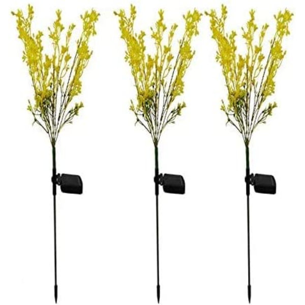 Solar LED konstgjord blomma, utomhus vattentät Courtyard Garde