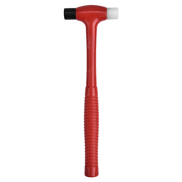 Mini hård plast bærbar dobbelt hoved ur reparation hammer DIY reparation værktøj