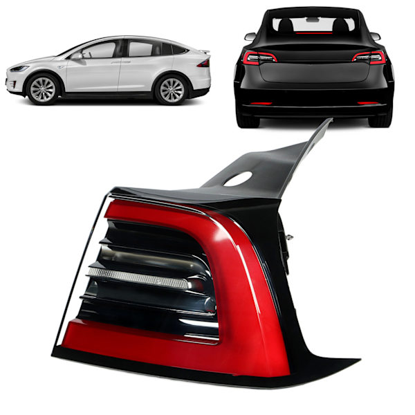 Ytre baklykt for bil 5 ledninger OEM-stil Vanntett bakbremselys erstatning for Tesla Model 3 Y 2020‑2022 Høyre 1502087 00 D
