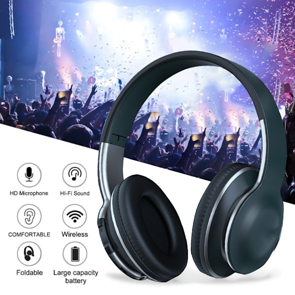 Langattomat Bluetooth 5.0 -kuulokkeet, melunvaimennus, over-ear-stereokuulokkeet