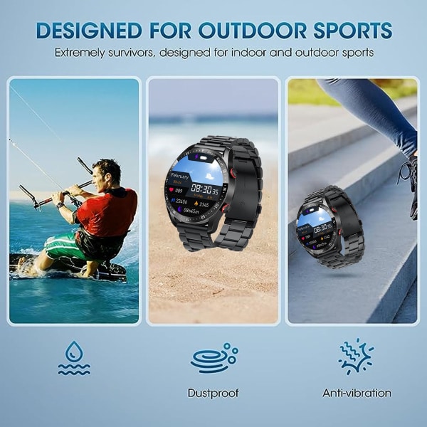 LX-Bluetooth Smartwatch med talfunktion