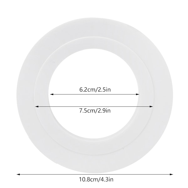 Plastdiameter Golf Putting Green Hullkopp Ring Treningshjelpemiddel Tilbehør