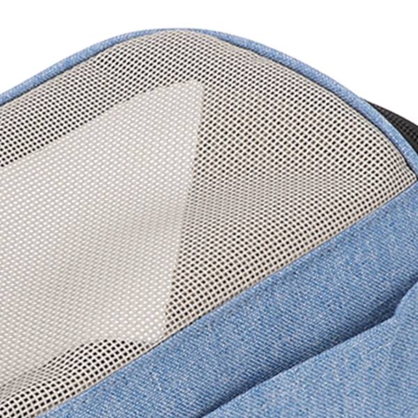 Lintukantolaukku Läpinäkyvä Kannettava Kevyt Hengittävä Papukaija Matkahäkki Kakaduille Varpuslinnuille Pienille Linnuille Sininen