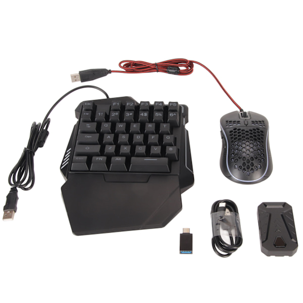 för Master Pro Tangentbord Mus Konverter Combo Trådbunden Knappsats Mus Adapter Set Mobil Spel Konverter för PS5 4 för Switch