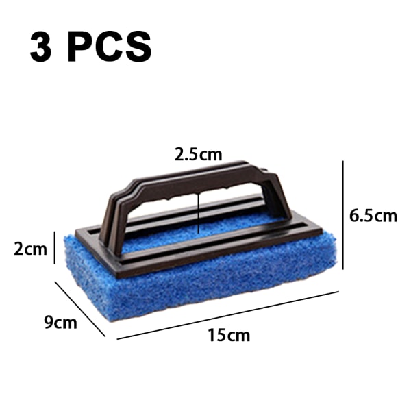 Grillrengöringskit, Heavy Duty Griddle Scrubber skursvamp & H Blue