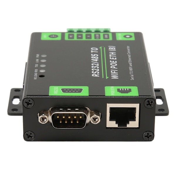 RS232 RS485 till WiFi POE Ethernet Serial Server Converter Multifunktionell Industriell Seriell Port Server