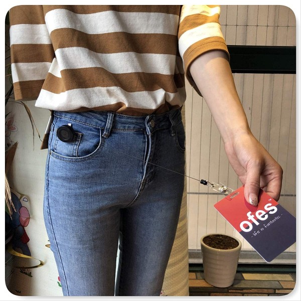 2-pack - Retrakterbara ID-korthållare