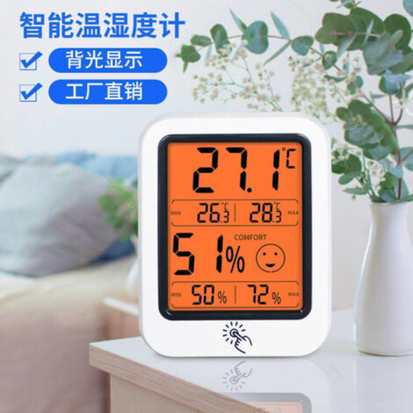 TP50 Digital Hygrometer Indoor Thermometer Room Thermometer and Humidity Gauge with Temperature Humidity Monitor