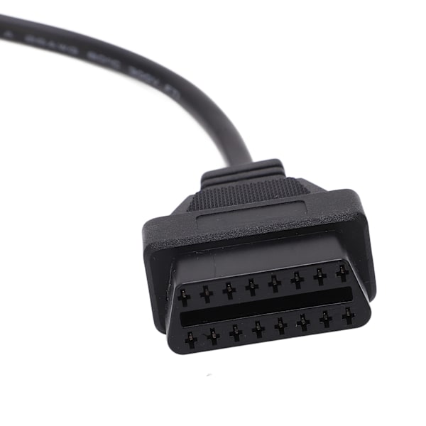 1 Par OBD2 Diagnostikkabel 14-stifts till 16-stifts Svart Bärbar Lätt Diagnostisk Adapterkontakt för Bil