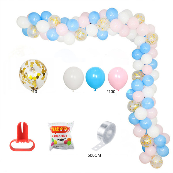 Ballong Garland Arch Kit Gold Confetti Balloons Sett for