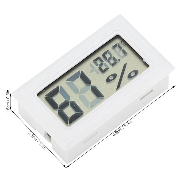 Reptil Termometer Mini Digital Fugtighed og Temperatur Måler Sensor til Reptil Tanke 3V