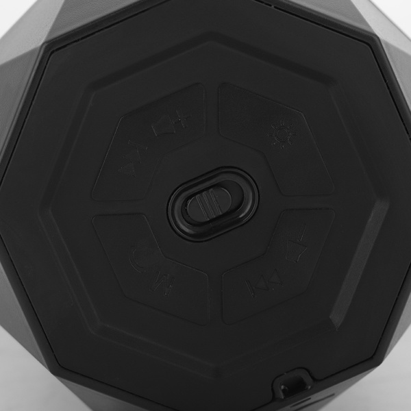 Yövalo LED-kristalli Bluetooth-kaiutin himmennettävä sängynpäätylamppu