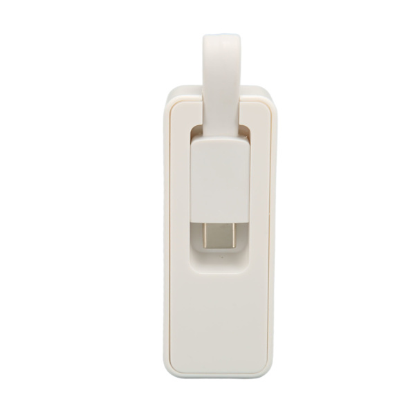 USB-RJ45-sovitin 2500M Plug and Play - Kannettava, laajasti yhteensopiva USB-Ethernet-sovitin kannettavalle, tabletille, tyyppi C, valkoinen