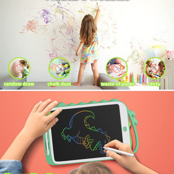 LCD-skrivetablet Børnelegetøj Lyse farverige LCD-tegneblokke
