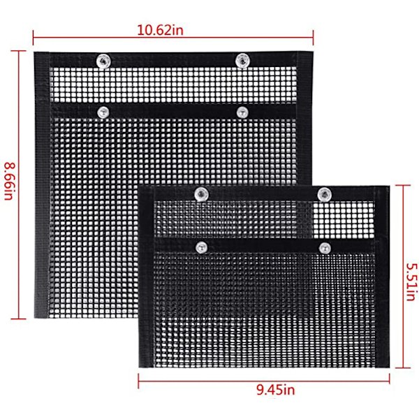 2st BBQ Mesh väska - Utomhus matlagning väska, Non-Stick BBQ