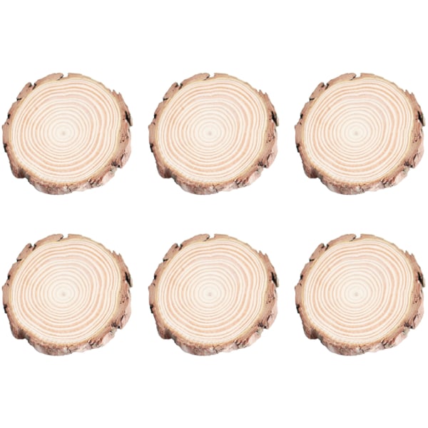 Round Wood Coaster Set for Drinks and Home Decor - Men, Women