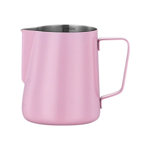 Stilfull Espressokopp, Latte Art-kanna med elegant design och smidig Latte Art, Superhållbart rostfritt stål för kaffeälskare (350 ml)
