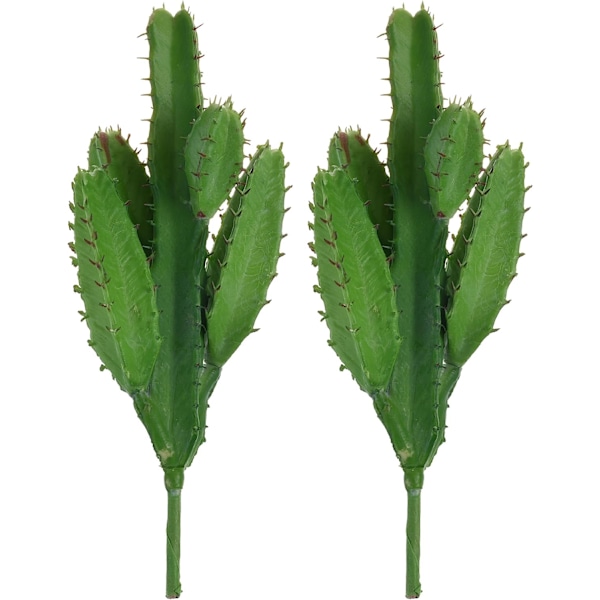 2-pack realistiska konstgjorda kaktusväxter DIY-material för